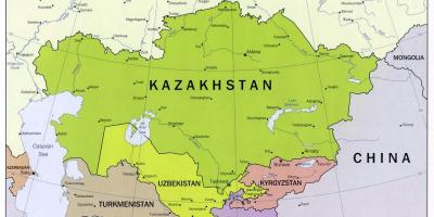 Ուզբեկստանը քարտեզ Ռուսաստանի